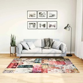 vidaXL Tapete lavável antiderrapante 120x180 cm patchwork multicor