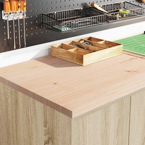 Armários de garagem 6 pcs derivados de madeira carvalho sonoma