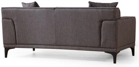 Sofá de 2 Lugares Petra – Antracite – 165x87x86 cm