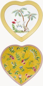 Pratos de petiscos La Majorelle, conjunto de 2