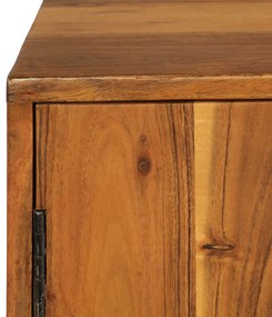 Aparador 110x30x70 cm madeira de acácia maciça castanho