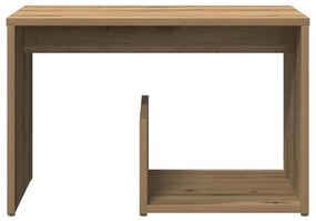 Mesa de apoio 59x36x38 cm derivados madeira carvalho artisiano