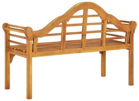 Banco de jardim 125 cm madeira de acácia maciça