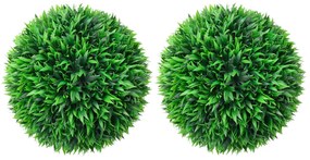 Bolas de buxos artificiais 2 pcs 47 cm