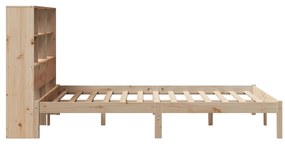 Cama com estante sem colchão 120x200 cm pinho maciço