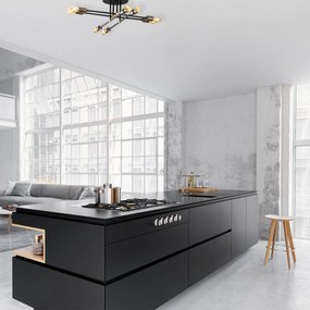 Chandelier Exhaust – Preto – 67 x 67 cm