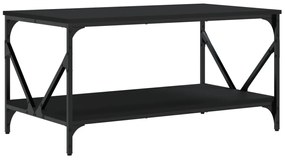 Mesa de centro 90x50x45 cm derivados madeira preto