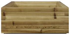 Vaso/floreira de jardim 110x60x26,5 madeira de pinho impregnada