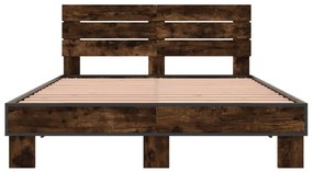Estrutura cama 120x190 cm derivados de madeira/metal