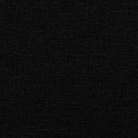 Estrutura de cama sem colchão 90x200 cm tecido preto