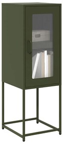 Aparador 36x39x107 cm aço laminado a frio verde-azeitona