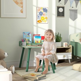 AIYAPLAY Mesa e Cadeira para Crianças Conjunto de 2 Peás de Mesa Infan