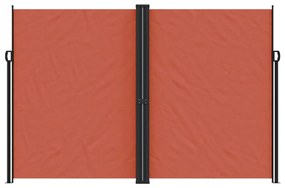 Toldo lateral retrátil 220x1200 cm terracotta