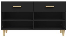 Sapateira 102x35x55 cm derivados de madeira preto
