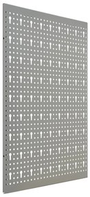 Placas perfuradas de parede 4 pcs 40x58 cm aço