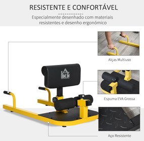 Sissy Squat 3 em 1 Máquina de Agachamento para Exercícios de Abdominai
