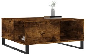 Mesa de centro 80x80x36,5 cm derivados madeira carvalho fumado