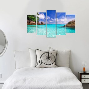 Pintura Decorativa em MDF 5MX-78 – Multicolor – 60 x 110 cm