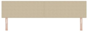 Cabeceira LED vidaXL Design Simples Verde Claro Cinza 100 cm Tecido Co