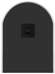 Espelho de parede 60x25 cm oval prateado