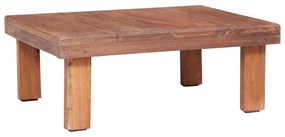 Mesa de centro 60x45x23 cm madeira de mogno maciça