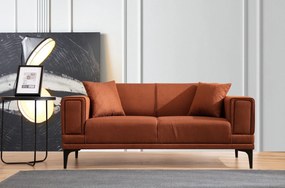 Sofá de 2 Lugares Horizon – Vermelho Telha – 170 cm x 85 cm x 77 cm