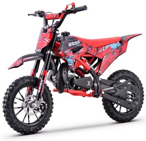 MINI MOTO PARA CRIANÇAS MiniCross Roan RXF 49cc 4.5CV Vermelha