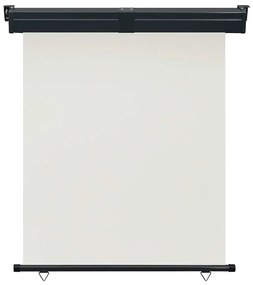 Toldo lateral para varanda 145x250 cm cor creme