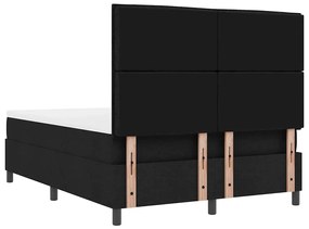 Cama Box com Colchão e Luz LED - Preta - 160 x 200 cm - Tecido