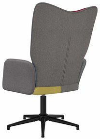 Cadeira de descanso tecido de retalhos