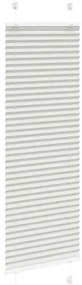 Cinzento Luz Plissada Cega 50x150 cm Largura Tecido 49,4 cm