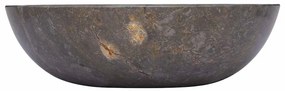 Lavatório Ø40x12 cm mármore cinzento