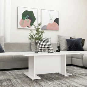 Mesa de centro 103,5x60x40 cm derivados de madeira branco