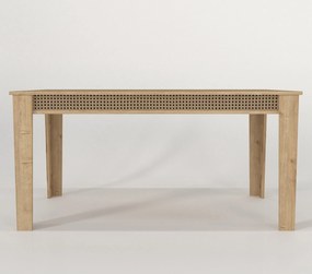 Mesa de Jantar "Madura" – 150x85x73.8 cm – Carvalho Artesanal – Design