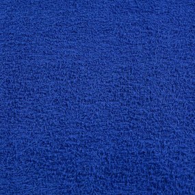 8pcs Conjunto toalhas banho 360 gsm 100% algodão azul
