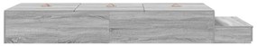 Estrado de Cama Cinza Sonoma 80x200 cm