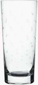 Copos altos em cristal artesanal Stars, conjunto de 4