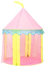 Tenda de brincar infantil 100x100x127 cm rosa