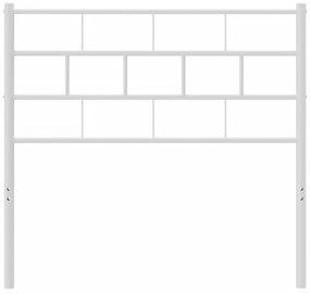 Cabeceira de cama 75 cm metal branco