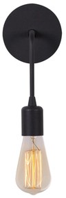 Aplique de Parede Dartini – Preto – 6 x 12 cm