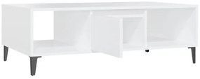Mesa de centro 103,5x60x35 cm derivados de madeira branco