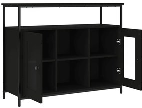 Aparador 100x35x80 cm derivados de madeira preto