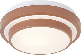 Plafon Moderno Sienna com Branco 25cm IP44 - Walden