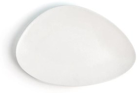 Plat bord Ariane Antracita Triangular Cerâmica Branco (Ø 29 cm)