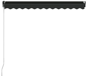 Toldo retrátil manual 350x250 cm antracite
