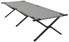 Cama Solar Dobrável com Bolsa Cinza 600D, Tecido Oxford