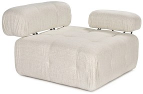 Sofá de 1 Lugar Doblo – Creme – 100x100x80 cm
