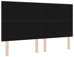 Cabeceira LED em Castanho Escuro de 90 cm, Tecido