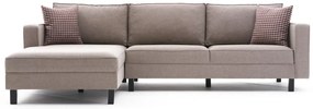 Sofá de Canto Kale – Creme – 258x83x181 cm