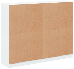 Estante c/ portas 136x37x109 cm derivados madeira branco